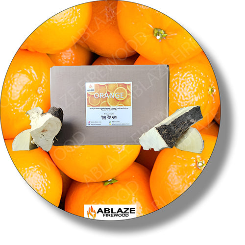 Orange Smoking Wood Chunks | Sold Per Box
