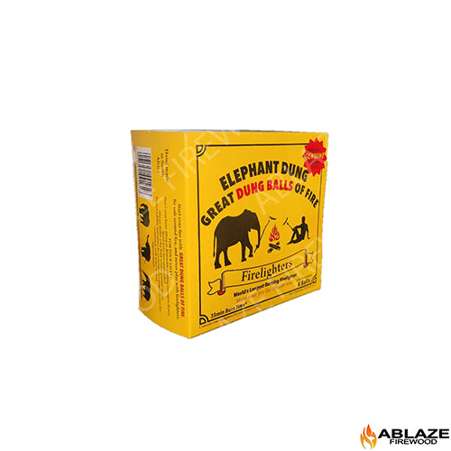 Great Dung Balls Of Fire Firelighters | Sold per Box
