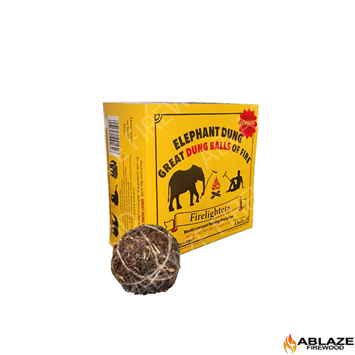 Great Dung Balls Of Fire Firelighters | Sold per Box