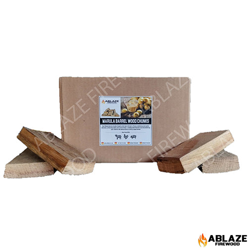 Marula Barrel Smoking Wood Chunks | Sold Per Box