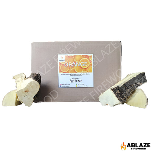 Orange Smoking Wood Chunks | Sold Per Box