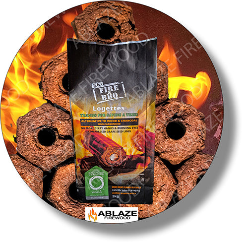 Eco Logs (Logettes) 25kg | 5 x 5kg Bags