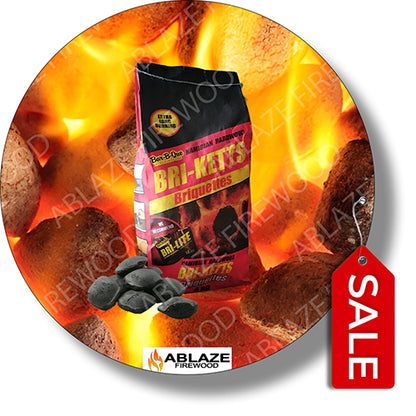 Briquettes 4kg (Bar-B-Que) | Sold Per Bag