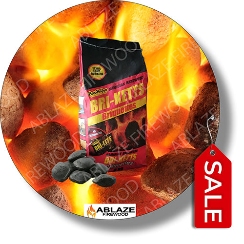 Briquettes 4kg (Bar-B-Que) | Sold Per Bag