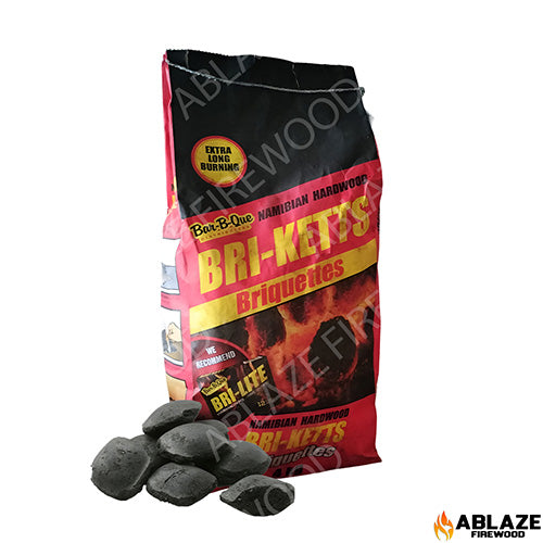 Briquettes 4kg (Bar-B-Que) | Sold Per Bag