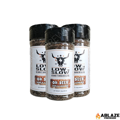 Low 'n Slow - "Oh Deer" Game & Lamb Rub | 140g
